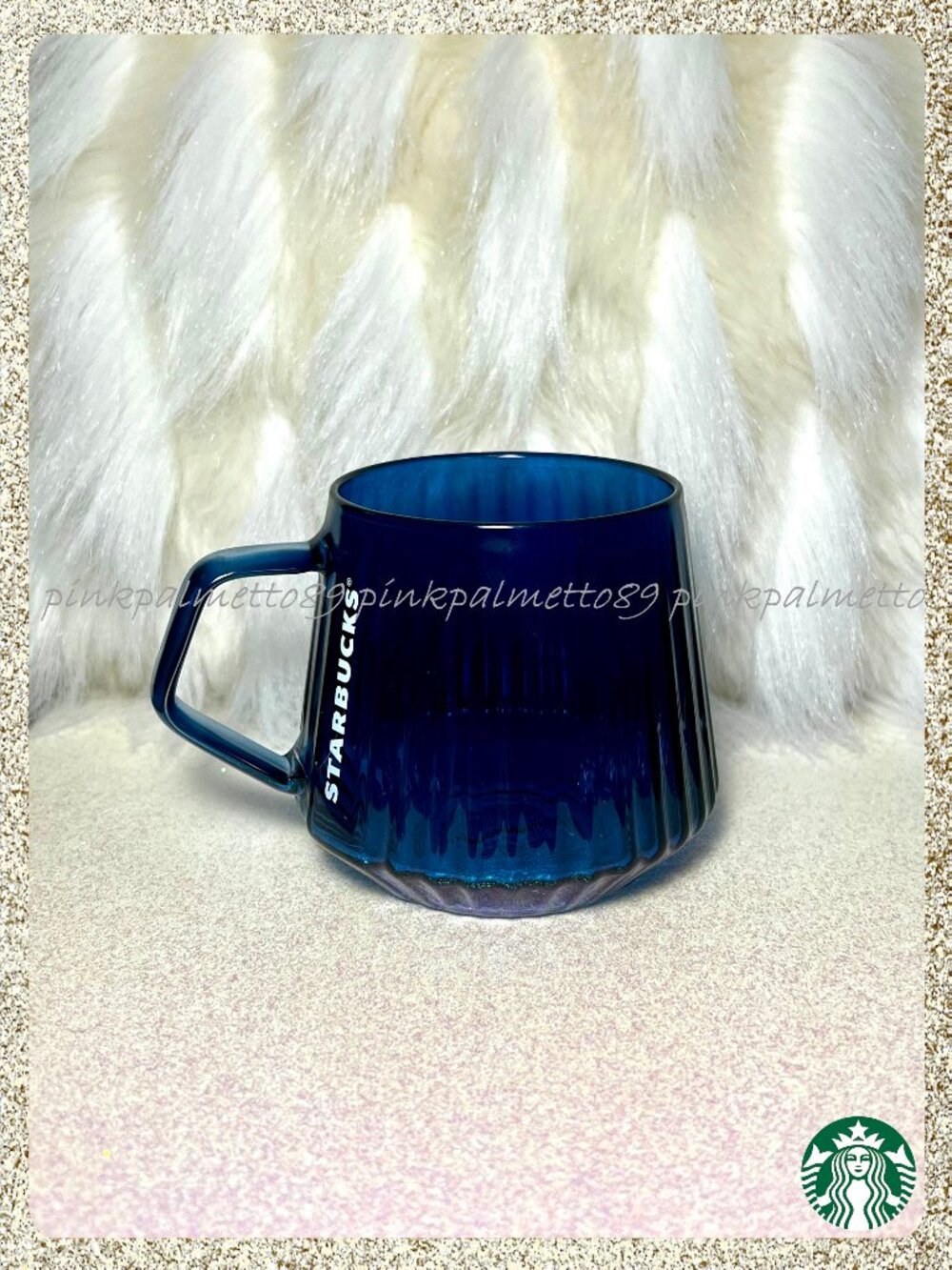 💙 NWT 2026 Starbucks Sapphire Blue Glass 16oz Mug